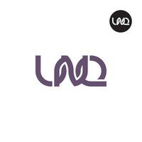 Brief unq Monogramm Logo Design vektor