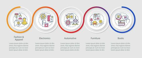 2d c2c Vektor Infografiken Vorlage mit dünn Linie Symbole Konzept, Daten Visualisierung mit 5 Schritte, Prozess Zeitleiste Diagramm.