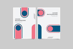 Reihe von Business-Cover-Kollektionen mit geometrischem Design vektor