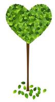 grünes umweltfreundliches Etikett aus grünen Blättern. Vektor-Illustration. vektor