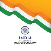 glückliche Indien Unabhängigkeitstag Feier Vektor Vorlage Design Illustration