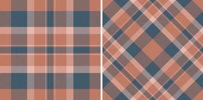 Tartan Stoff prüfen von Muster Textil- nahtlos mit ein Textur Plaid Hintergrund Vektor. vektor