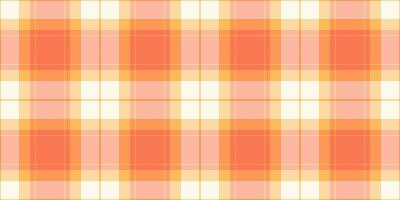 Internet nahtlos Hintergrund Vektor, realistisch Textur Muster Textil. Unabhängigkeit Tag Stoff Plaid prüfen Tartan im Bernstein und rot Farben. vektor