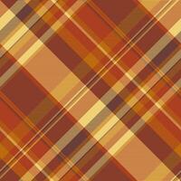 Hintergrund Tartan Muster von Textil- nahtlos Stoff mit ein prüfen Plaid Vektor Textur.