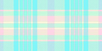 exotisch Tartan Textur Vektor, kreativ prüfen Stoff Plaid. viele nahtlos Muster Hintergrund Textil- im Licht Gelb und cyan Farben. vektor