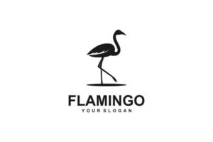 Flamingo Logo Vorlage Design Symbol Vektor Illustration