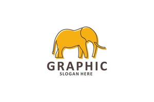 Elefant Logo Vorlage Design Symbol Vektor Illustration