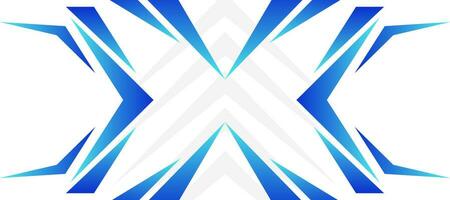 sportlich Blau Gradient geometrisch Jersey modern futuristisch Hintergrund vektor
