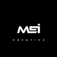 Mei Brief Initiale Logo Design Vorlage Vektor Illustration