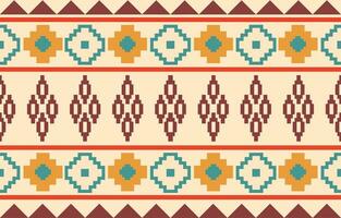 etnisk abstrakt ikat konst. aztec prydnad skriva ut. geometrisk etnisk mönster sömlös Färg orientalisk. design för bakgrund ,ridå, matta, tapet, Kläder, omslag, batik, vektor illustration.