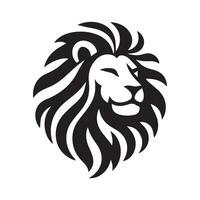 minimalistisch Löwe Logo auf ein Weiß Hintergrund vektor