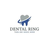 Dental Ring Logo Vektor Illustration.