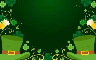 st patrick's day hintergrund vektor