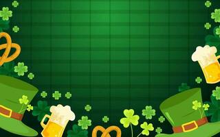 st patrick's day hintergrund vektor