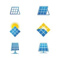 Solarenergie-Vektor-Icon-Darstellung vektor