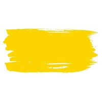 gul bläck måla borsta stroke vektor