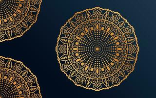 Luxus Gold mandala, bunt Mandala zum Henna, mehndi, Tätowierung, dekorativ ethnisch Zier Elemente, orientalisch Muster, Arabisch Mandala Design. vektor