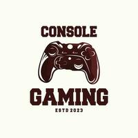 Spiel Konsole Logo, Spieler Design Gamepad Illustration Symbol Vorlage vektor