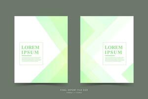 social media posta abstrakt . minimalistisk. 2 Färg. grön och gul transparent. memphis vektor