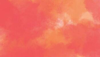 Aquarell Hintergrund. bunt Wolken. rot und Orange Hintergrund. abstrakt Hintergrund vektor