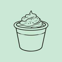 yoghurt vektor konst, ikoner, och grafik