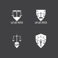 lag och rättvisa logotyp vektor mall illustration
