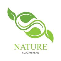 Natur kreativ Symbol organisch Konzept. bio Kräuter- Gesundheit Pflege abstrakt Geschäft Öko Logo. frisch Essen, Kreis Paket, Schönheit Flora, Apotheke Symbol. korporativ Identität Logo, Unternehmen Grafik vektor