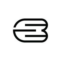 Briefe Sein oder eb Logo Monogramm Logos, Logo Element zum Vorlage. geeignet zum Ihre Unternehmen vektor