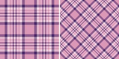 Tartan Muster Stoff von Vektor nahtlos Hintergrund mit ein Textur Textil- Plaid überprüfen.