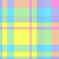 nahtlos Textur Plaid von Hintergrund Vektor Muster mit ein prüfen Textil- Tartan Stoff.