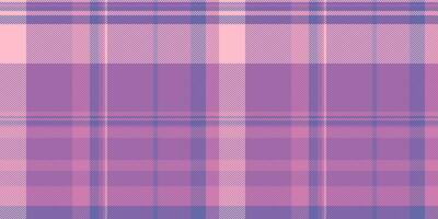 morado Vektor Hintergrund Stoff, Hintergrund nahtlos prüfen Plaid. Matte Textil- Tartan Textur Muster im lila und Rosa Farben.