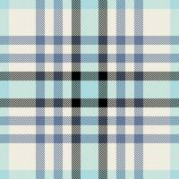 Stoff Textil- Muster von Vektor Plaid Textur mit ein Tartan nahtlos Hintergrund überprüfen.