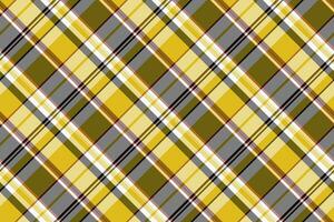 Textur Stoff nahtlos von prüfen Hintergrund Textil- mit ein Vektor Tartan Plaid Muster.