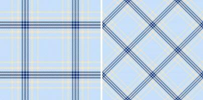 bakgrund textur pläd av textil- kolla upp tyg med en sömlös vektor mönster tartan.