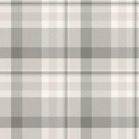 Hintergrund Tartan Stoff nahtlos, viele Muster Textur überprüfen. Oktober Vektor Textil- Hintergrund Plaid im grau und Weiß Farben.