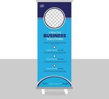 Rollup-Banner-Vorlage vektor