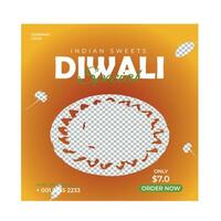 kostenlos Vektor nett traditionell glücklich Diwali Hintergrund mit Diya Design