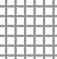 Vektor nahtlos Muster im das bilden von ein gemustert Gitter im schwarz auf ein Weiß Hintergrund