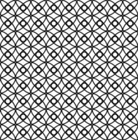 nahtlos Vektor abstrakt Muster im das bilden von ein schwarz Gitter auf ein Weiß Hintergrund