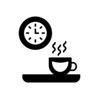 Kaffee brechen im Vektor. Illustration vektor