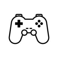 Gamepad Linie Symbol isoliert auf Weiß Hintergrund. vektor