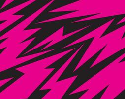 abstrakt svart och rosa med spikar och sicksack- linje mönster vektor bakgrund