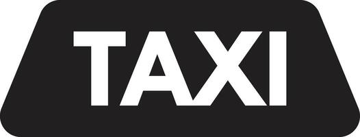 taxi ikon vektor isolerat på vit bakgrund . svart klistermärke av taxi kallelse service