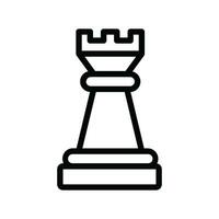 Vektor Schach Symbol auf Weiß Hintergrund