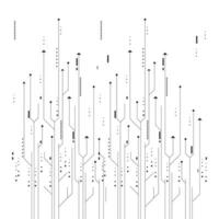 Vektor Schaltkreis Tafel Elektronik Digital Technologie Banner abstrakt Technologie Hintergrund