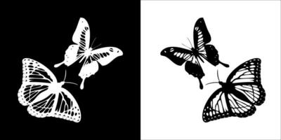 Illustration Vektor Grafik von Schmetterling Symbol