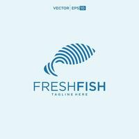 Fisch Logo Vorlage geeignet zum Unternehmen und Produkt Namen.. vektor