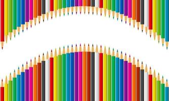 regnbåge vektor uppsättning av färgad pennor