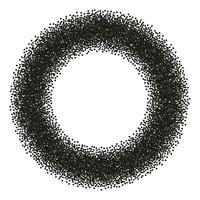 abstrakt halvton dotwork cirkel baner. vektor