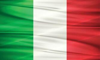 illustration av Italien flagga och redigerbar vektor Italien Land flagga